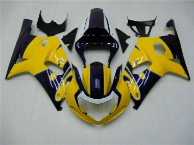 Jaune Carrosserie Moto Suzuki GSXR 600 / 750 K1 K2 K3 2001-2003