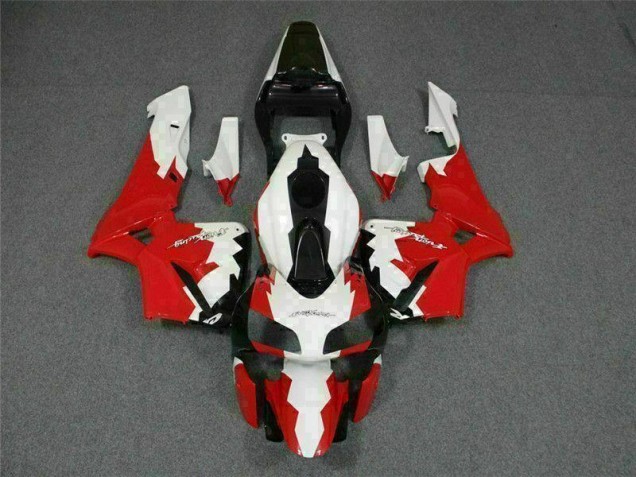 Rouge Blanc Carénages Moto Honda CBR 600 RR 2003-2004