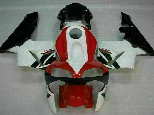 Rouge Blanc Carénage Moto Honda CBR 600 RR 2003-2004