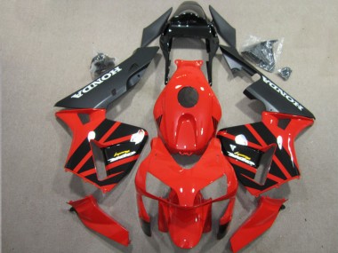 Rouge Noir Carénages Moto Honda CBR 600 RR 2003-2004