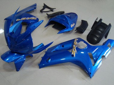 Light Bleu Carénage Moto Kawasaki ZX6R 2003-2004