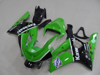 Vert Fuchs Carénage Moto Kawasaki ZX6R 2003-2004