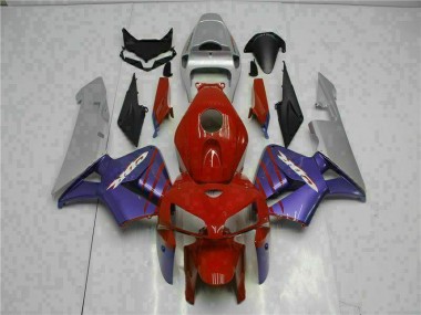 Rouge Violet Carénage Moto Honda CBR 600 RR 2005-2006