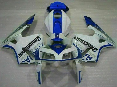 Blanc Bleu Carrosserie Moto Honda CBR 600 RR 2005-2006