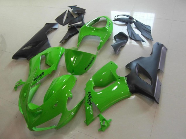 Vert Carénage Moto Kawasaki ZX6R 2005-2006