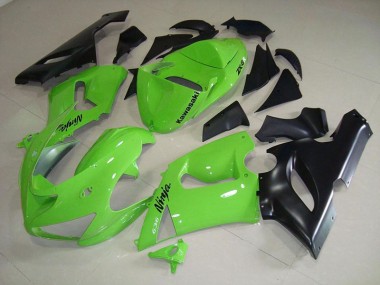 Lime Vert Carénage Moto Kawasaki ZX6R 2005-2006