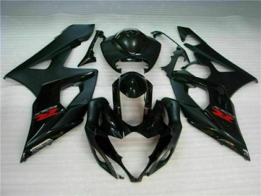 Noir Carénage Moto Suzuki GSXR 1000 K5 2005-2006