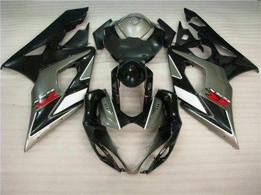 Gris Noir Carénages Moto Suzuki GSXR 1000 K5 2005-2006