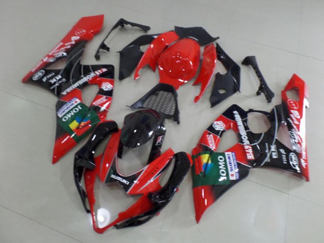 Rouge Yoshimura Carénage Moto Suzuki GSXR 1000 K5 2005-2006