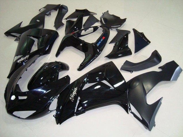 Noir Noir Mat Carénage Moto Kawasaki ZX10R 2006-2007