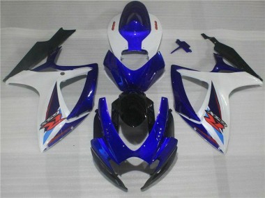 Bleu Kit Carénages Motos Complet Suzuki GSXR 600 / 750 K6 2006-2007