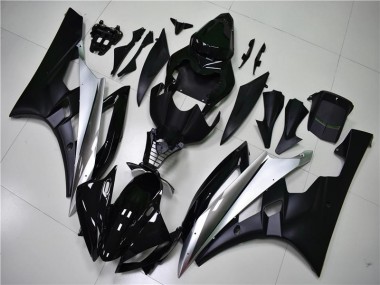 Argent Noir Kit Carénages Motos Complet Yamaha R6 2006-2007