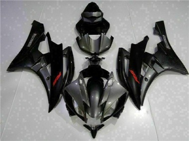 Gris Noir Carénages Moto Yamaha R6 2006-2007