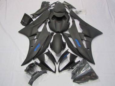 Noir Bleu Décalque Carénage Moto Yamaha R6 2006-2007