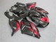 Noir Rouge Carénages Moto Kawasaki ZX14R ZZR 1400 2006-2011