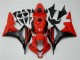 Noir Rouge Carrosserie Moto Honda CBR 600 RR 2007-2008