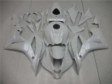 Blanc Nacré Carénages Moto Honda CBR 600 RR 2007-2008