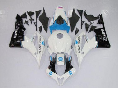 Blanc Bleu Noir Carénage Moto Honda CBR 600 RR 2007-2008