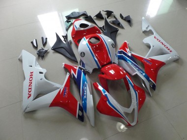 Blanc Rouge Bleu HRC Carénage Moto Honda CBR 600 RR 2007-2008