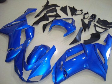 Bleu Carénages Moto Kawasaki ZX6R 2007-2008