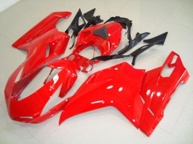 Rouge Carénage Moto Ducati 848 1098 1198 2007-2014