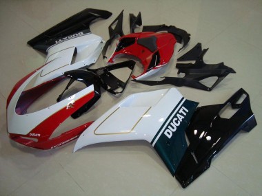 Tricolore Carénage Moto Ducati 848 1098 1198 2007-2014