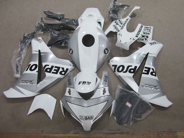 Blanc Repsol Carénages Moto Honda CBR 1000 RR 2008-2011