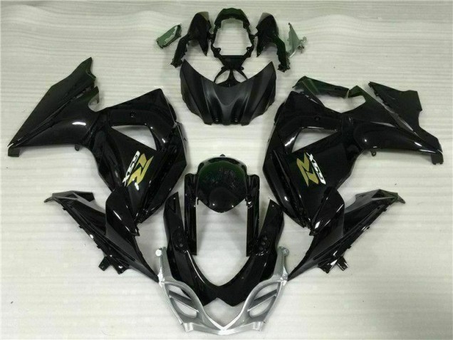 Noir Kit Carénages Motos Suzuki GSXR 1000 K9 2009-2016