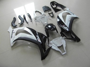 Blanc Noir Carénage Moto Kawasaki ZX10R 2011-2015