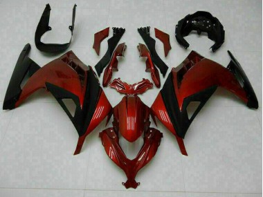 Rouge Carénage Moto Kawasaki EX300 2013-2016